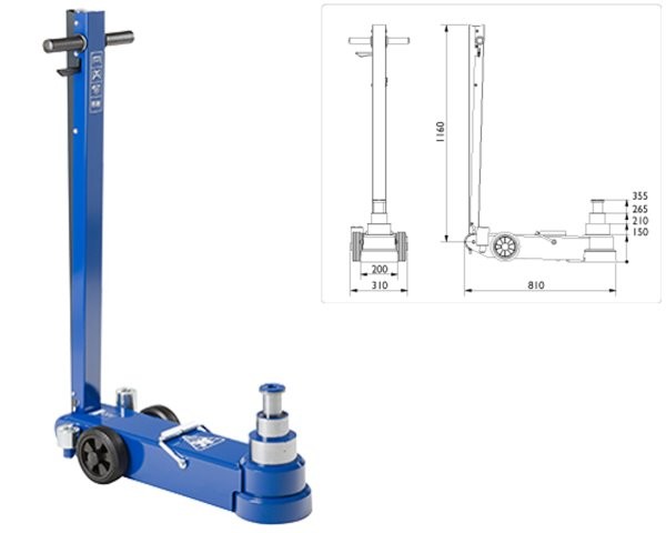 Luft-Hydraulikheber AC 50-3