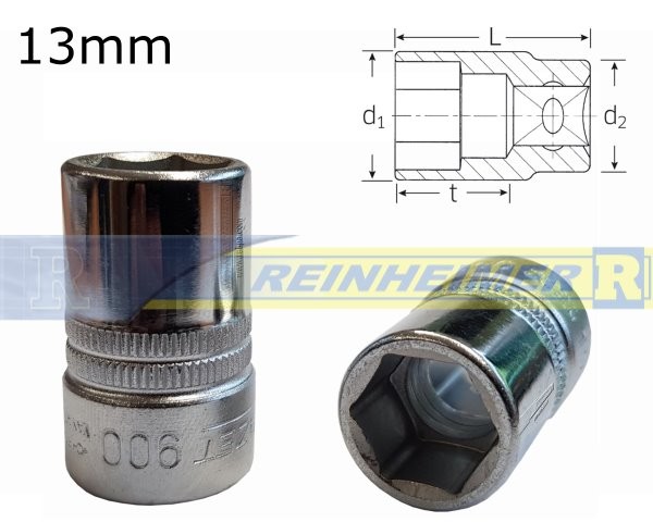 Steckschlüssel 900-13K-1/2