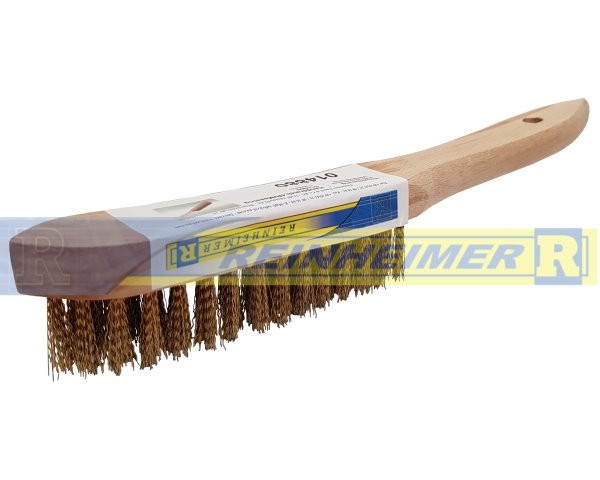 Handdrahtbürste4-reihig/Messing