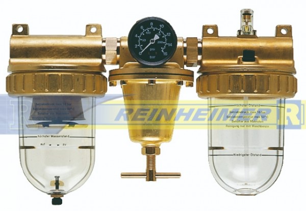 Wartungseinheit 3-teil. 1/2-0,5-10