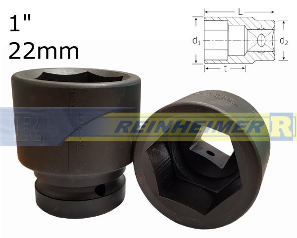 Kraftstecknuss 1*22k