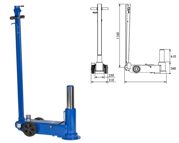 Luft/Hydr.Heber AC25-1H