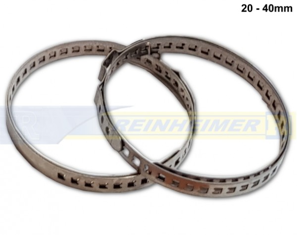 Clip-Hose-Clamp 20 bis 45mm/100