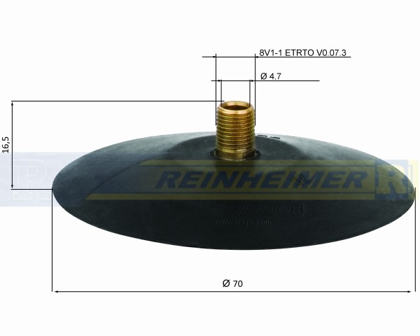 Ventilplatte V3.08.4/VG8*60-Heissv.